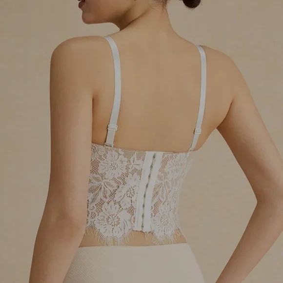 Micas Lace Bustier Bra - Elegant Cream - Picture 7 of 8